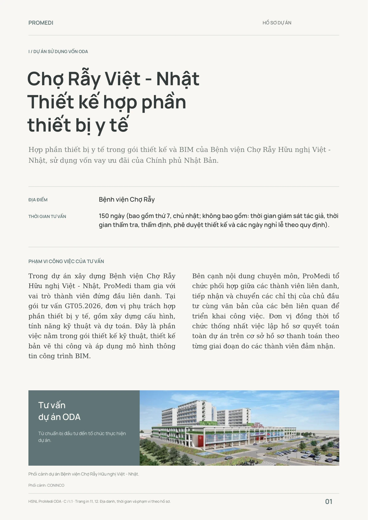 Chợ Rẫy Việt - Nhật Thiết kế hợp phần thiết bị y tế — trang 1